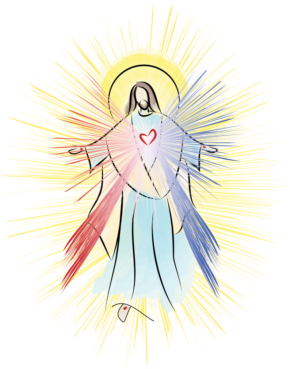Jesus drawing